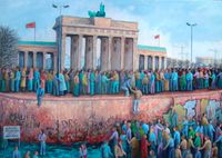 Brandenburger Tor 1989 , 130 x 100 cm, Acryl 2024_klein